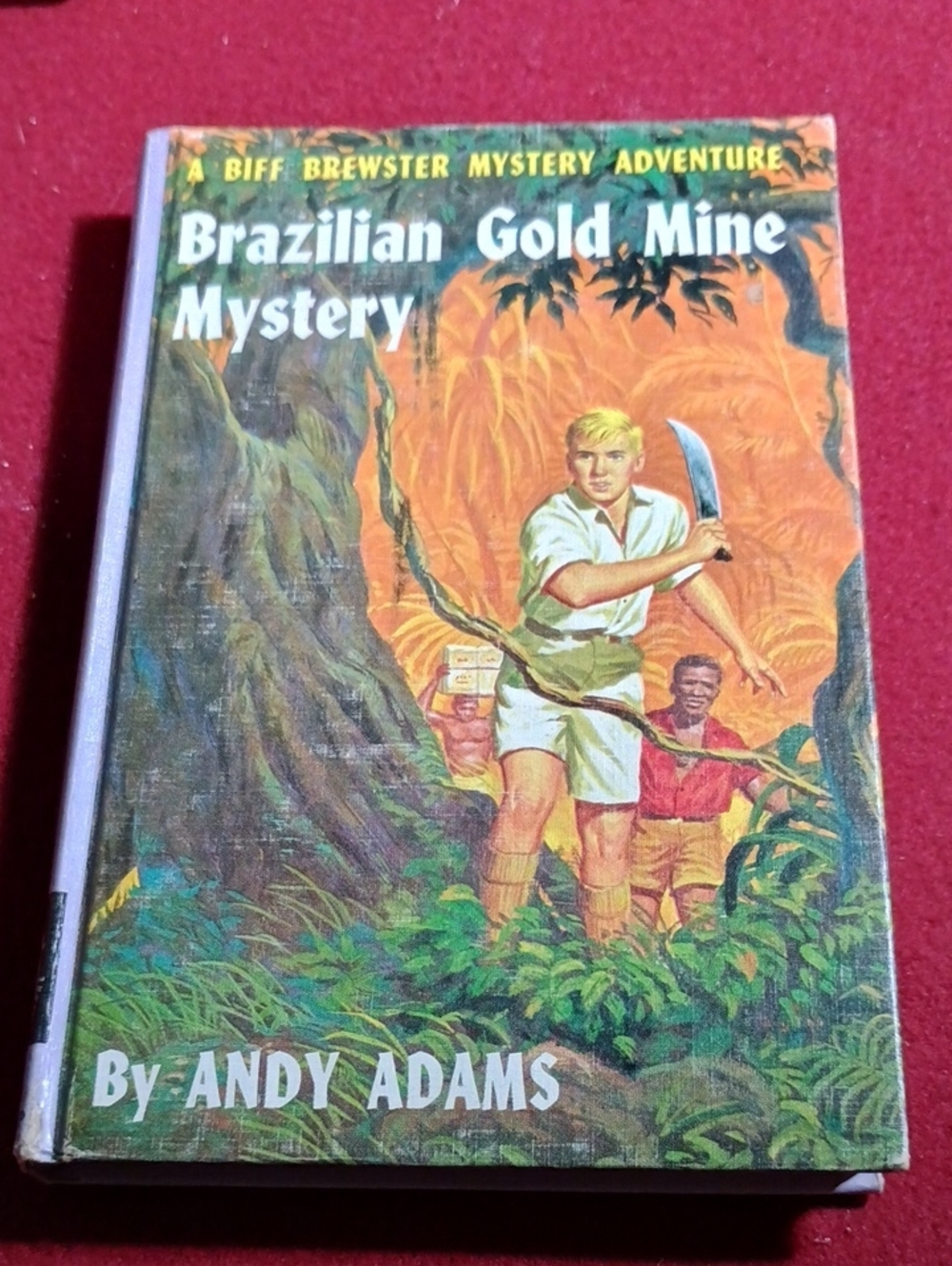 Vintage 1960 Biff Brewster Mystery Adventure - Brazilian Gold Mine by Andy Adams